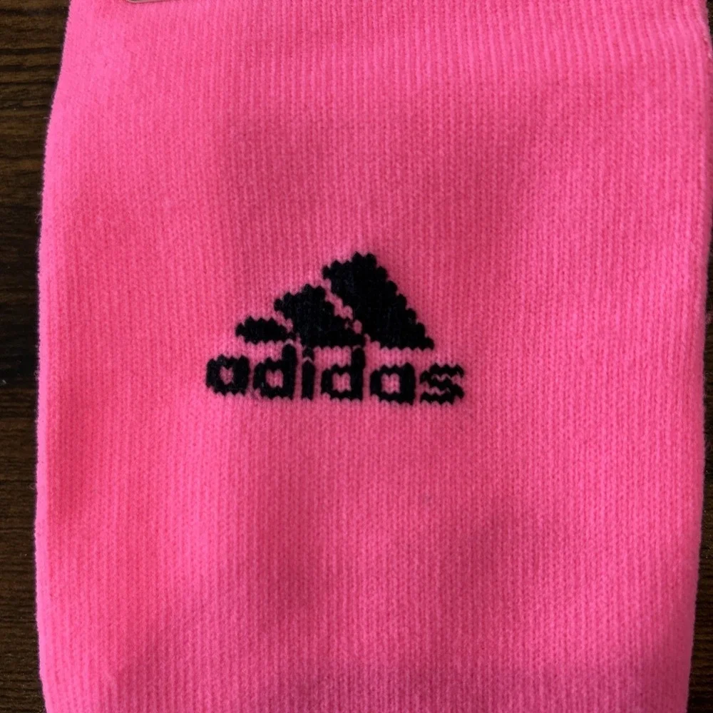 Adidas Neon Pink Metro Sock Soccer M Arch & Ankle Compress, New